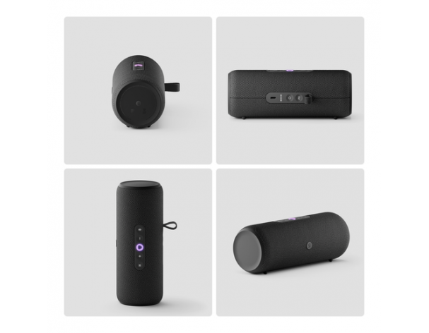 Колонка умная Яндекс Стрит 30Вт, с Алисой на YaGPT, черный [yndx-00030blk]