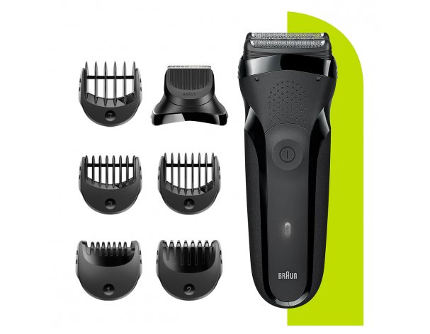 Электробритва Braun Series 3 Shave&Style 300bt + насадка-триммер и 5 гребней