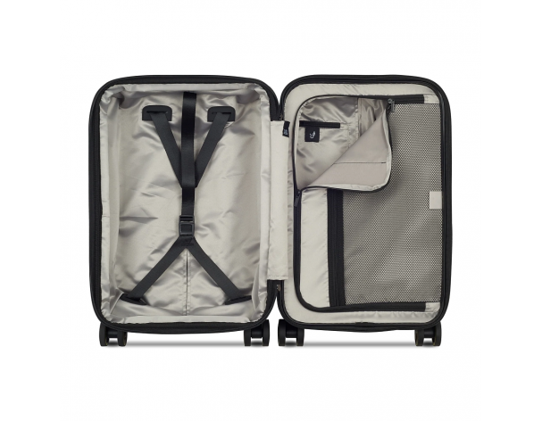 Чемодан Delsey Peugeot Zip 4-х колесный, 35x55x20 см, серый (00100780111)