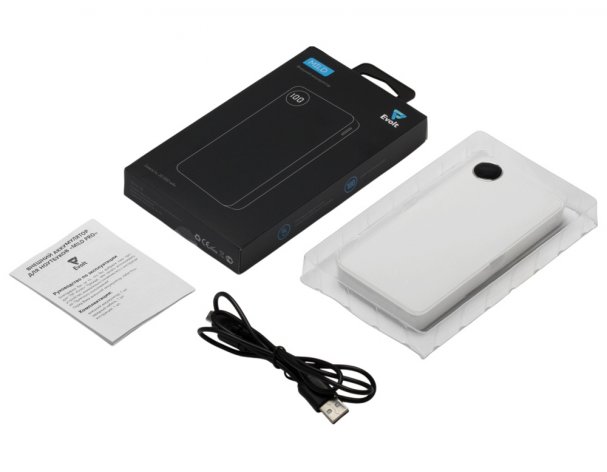External battery with Evolt Mild display, 10,000 mAh, white (591236)