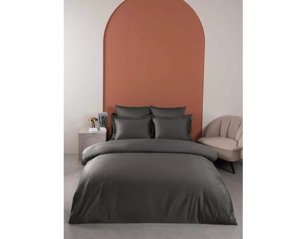 Bedding set Arya Vip Euro, double grey 8680943230935