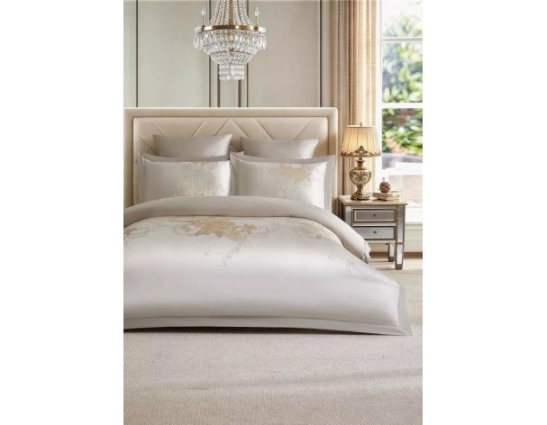 Bedding set Arya Imperia Luxia Euro, double gold, cream 8680943260437