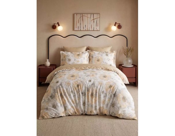 Bedding set Arya Harmony Sunshine family yellow, white 8680943260543