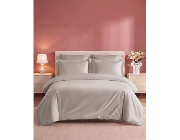 Bedding set Arya Hotel Elite Euro, double light grey 8680943262530