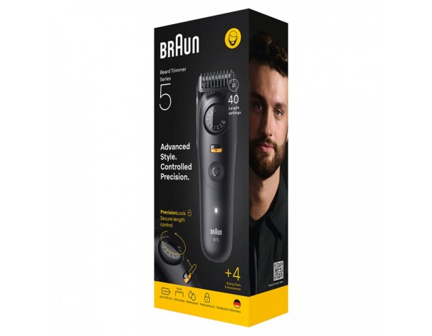 Триммер электрический Braun BT5520 Black Matte