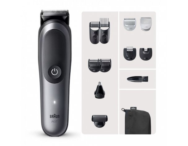 Триммер электрический Braun AIO7560 Black Spc Grey