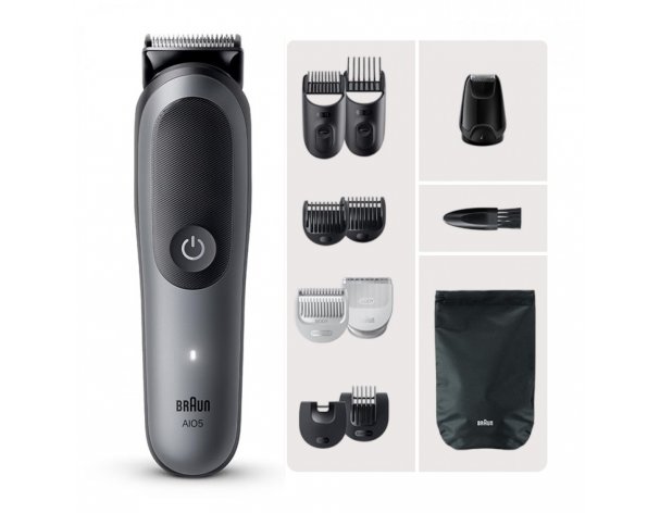 Триммер электрический Braun AIO5560 MS Grey