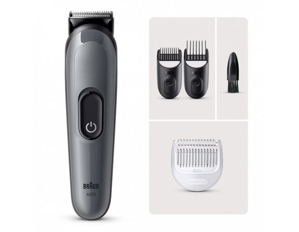 Триммер электрический Braun AIO3500 MS Grey