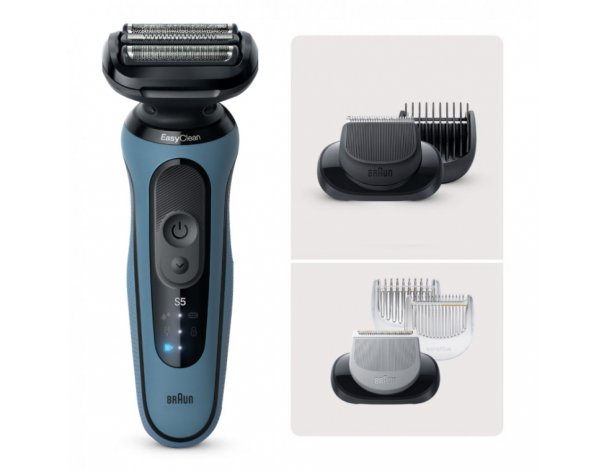Бритва электрическая Braun Series 5 52-A1650s Light Blue/голубой
