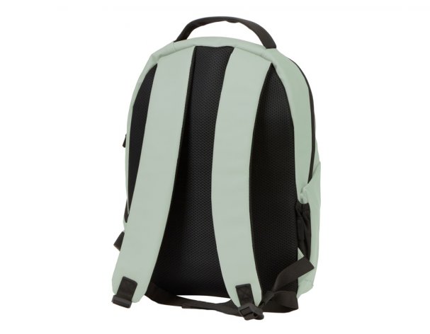 Backpack Voyager Sofit laptop made of eco‑leather, 34×14×44 cm, olive (935713)