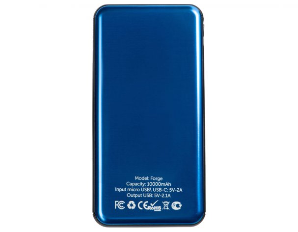 Аккумулятор внешний Evolt Forge v.2 металл, 10000mah, синий (591202)
