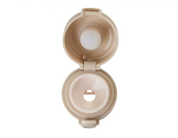 Thermocup vacuum with a Waterline Guard button, 400 ml, tube, beige (827549W)