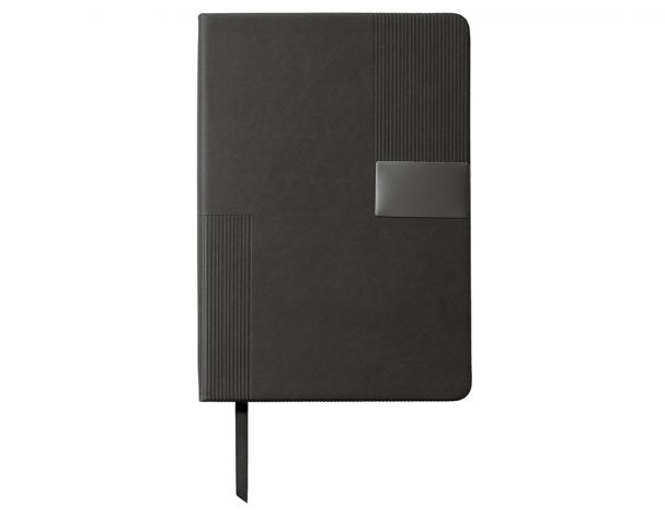 Gift set Lettertone Tesla with an A5 notepad, pen, and 10,000 mAh power bank, black