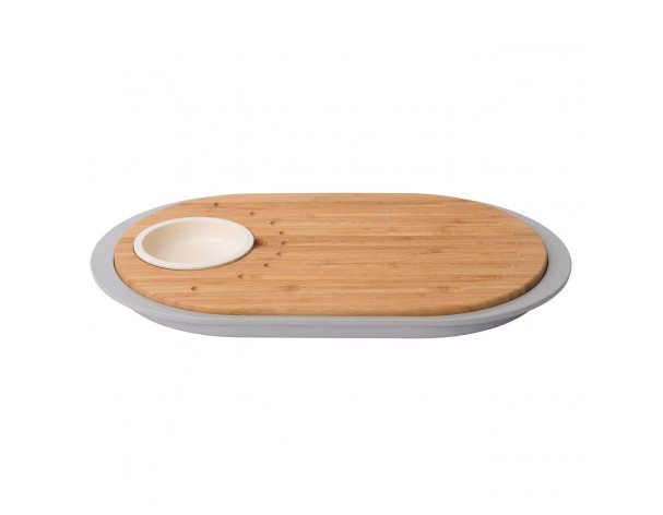 Snack set Berghoff Leo with cutting board-tray 2 items 39*23*2,5 cm 3950060