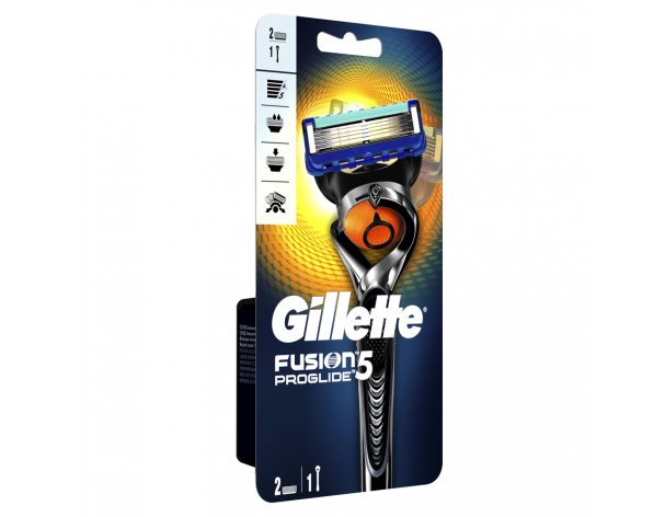 Станок бритвенный Gillette Fusion5 ProGlide с 2 сменными кассетами