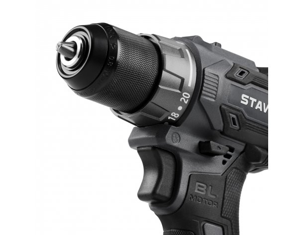 Дрель-шуруповёрт Stavr SDD 18BL-2K (2x2.0Ач, ЗУ, кейс)