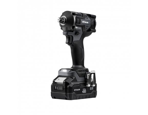 Impact wrench Stavr SWI 18BL-380V-1K (1x4.0 Ah, battery, case)