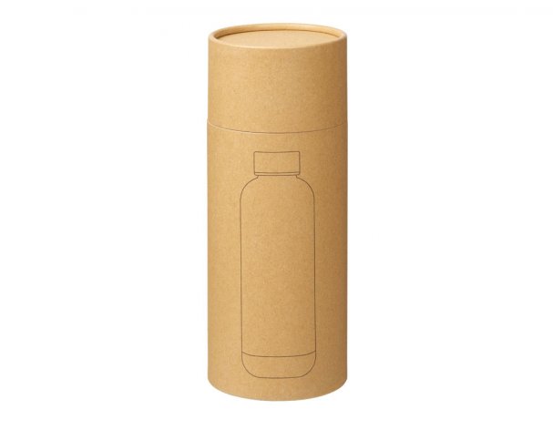 Термобутылка вакуумная Waterline Cask, soft touch, 500 мл, черный (813107W)