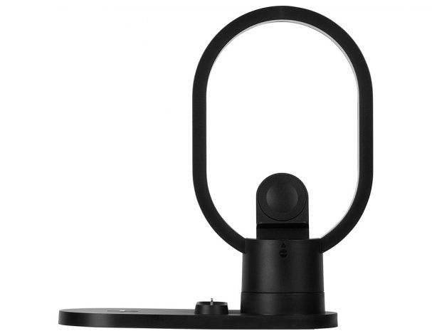 Charging station wireless 4-in-1 Evolt Portal with lamp, 15 W, black (592207)