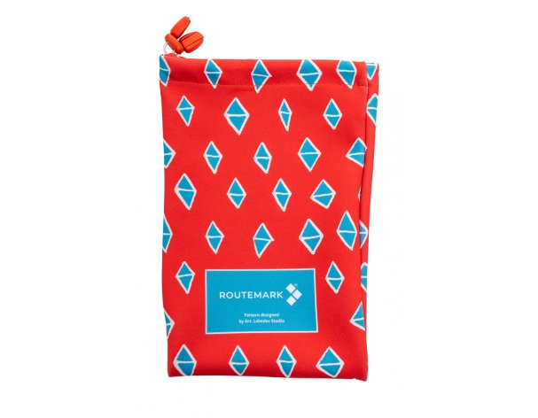 Cover for a suitcase Routemark Rhombus in red S (SP310)