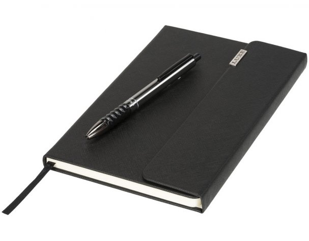 Gift set Luxe Tactical Dark: A5 notebook, ballpoint pen, black (10711100)