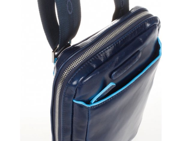 Men"s bag Piquadro Blue Square, genuine leather, blue (322309)