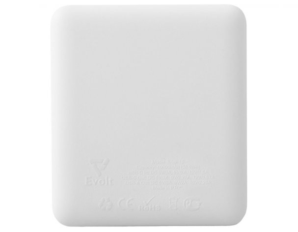 Аккумулятор внешний Evolt Brick 10 с быстрой зарядкой QC/PD, 10000 мАч, белый (392316)