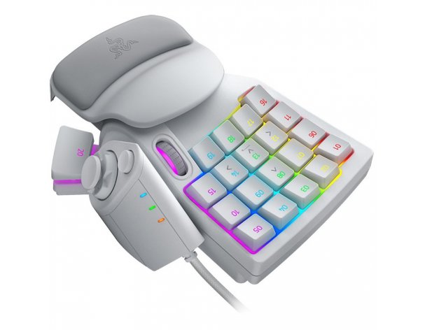 Клавиатура Razer Tartarus Pro Mercury белый (RZ07-03110200-R3M1)