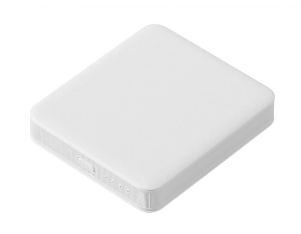 Battery external Evolt Brick 5 with fast charging PD, 5000 mAh, white (392306)