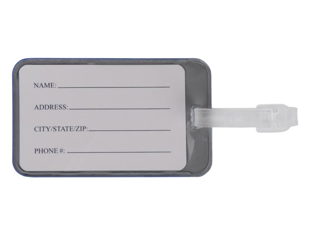 Бирка для багажа Routemark Happy Ways, синий/blue
