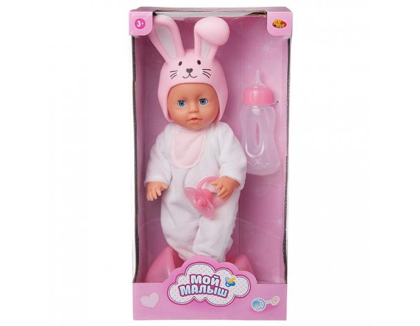 Baby doll ABtoys «My baby» Bunny, 25cm (PT-01427)
