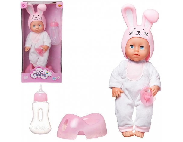 Baby doll ABtoys «My baby» Bunny, 25cm (PT-01427)
