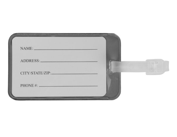 Бирка для багажа Routemark Happy Ways, серый/grey
