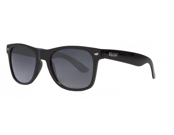 Sunglasses Zippo, polycarbonate frame and arms, TAC polarized lenses, black (OB21-05)