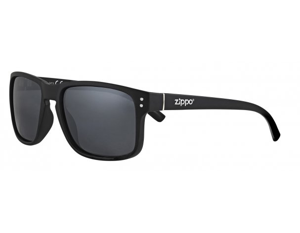 Sunglasses Zippo, unisex, polycarbonate frame, polarized lenses, black (OB78-04)