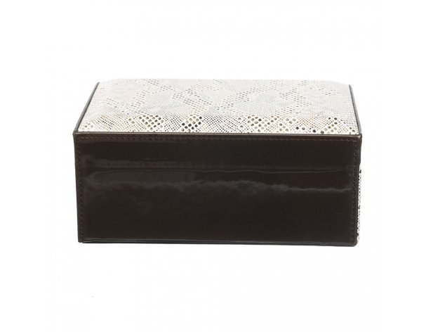 Jewelry box Jardin D'Ete, beige-gold color, snake, 18.3x12.3x8.6 cm