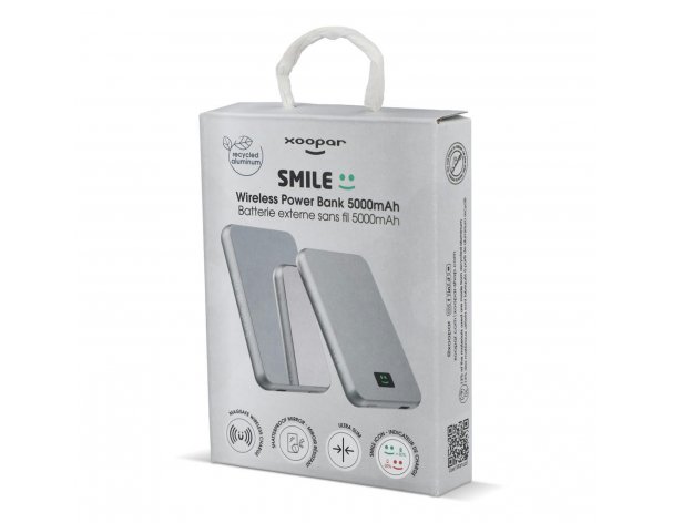 Аккумулятор внешний беспроводной Xoopar Smile с MagSafe и зеркалом, 5000 мА·ч (XP61171.M.33)