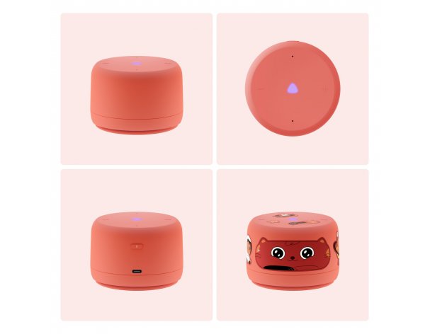 Smart speaker Yandex Station Light 2 with Alice, without clock, 6 W, YNDX-00028 (coral)