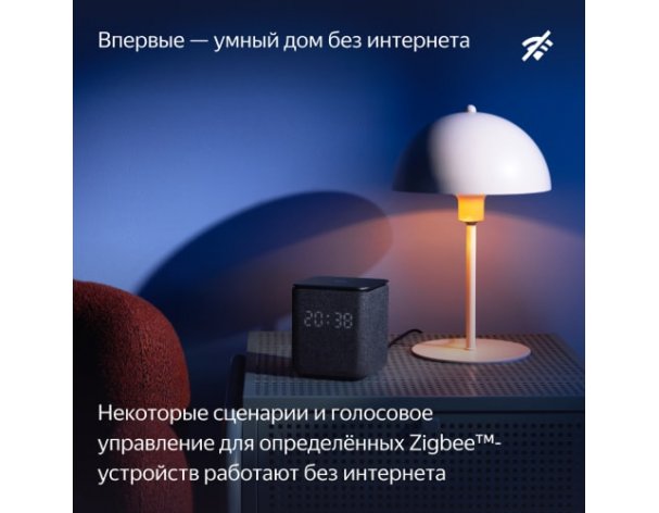 Колонка умная Яндекс Станция Миди c Zigbee, модель YNDX-00054 (оранжевый)