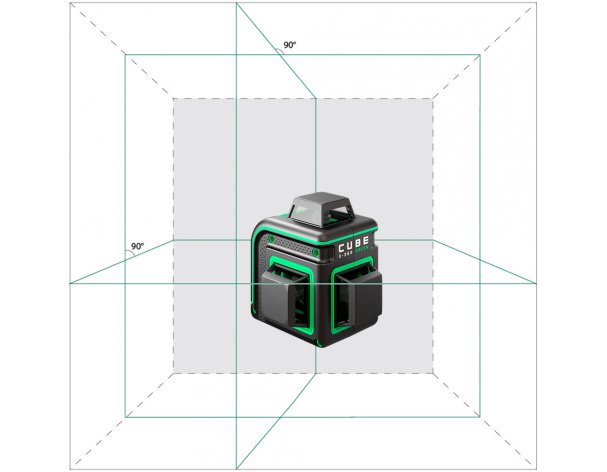 Построитель лазерных плоскостей ADA Cube 3-360 GREEN Basic Edition А00560