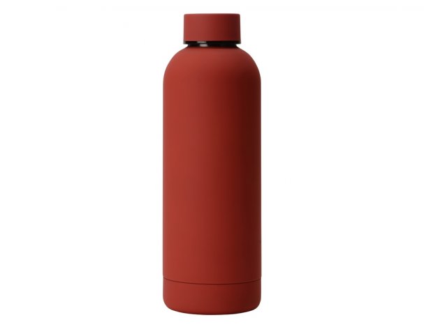 Термобутылка вакуумная Waterline Cask, soft touch, 500 мл, тубус, красный (813101W)