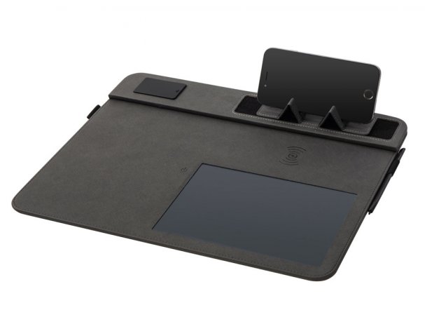 Wireless Charging LCD Mouse Pad Qjet Multi Pad 10W Black (788725)