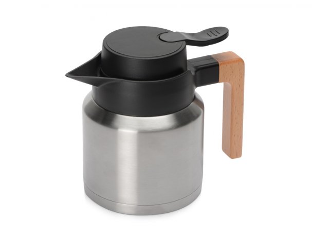 Coffee pot with wooden handle Eat 850 ml silver RA-236784