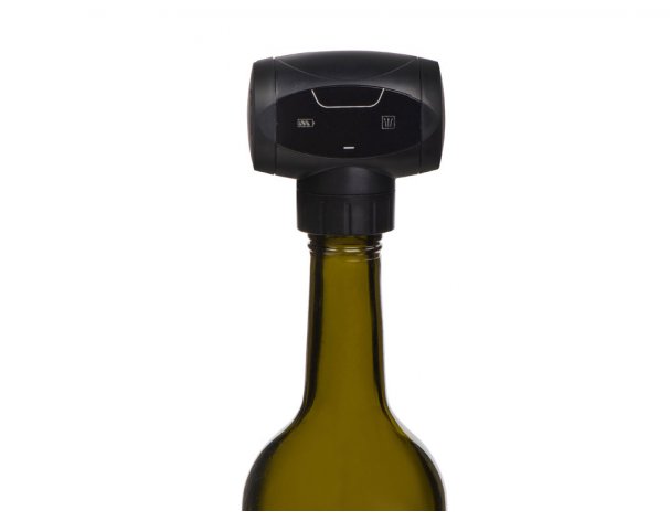 Пробка вакуумная автоматическая/насос для вина Master of Wine Saver, черный (207008)