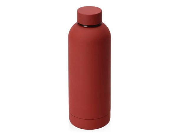Термобутылка вакуумная Waterline Cask, soft touch, 500 мл, тубус, красный (813101W)