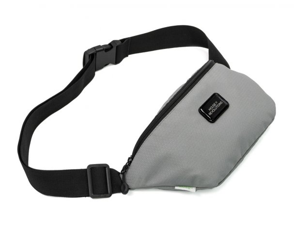 Bag belt Brand Charger Bumble universal waterproof made of recycled plastic, grey (936088)