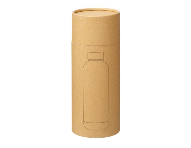 Термобутылка вакуумная Waterline Cask, soft touch, 500 мл, тубус, красный (813101W)