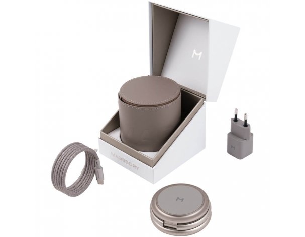 Устройство зарядное беспроводное Magssory Disc Signature Edition 3 в 1 Titan (WCH053t)
