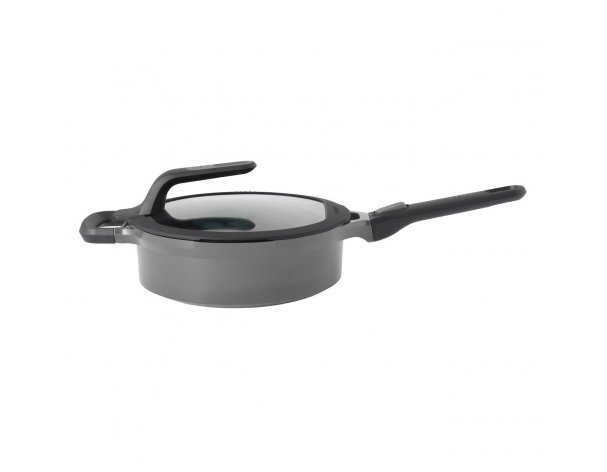 Saucepan with lid Berghoff Gem 24 cm 3,3 L grey 2307420