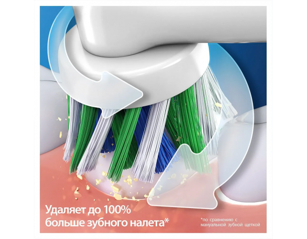 Electric toothbrush Oral-B Vitality Pro D103.413.3 Cross Action Protect X Clean lilac + Women's razor for bikini area Gillette Venus + Satin Care